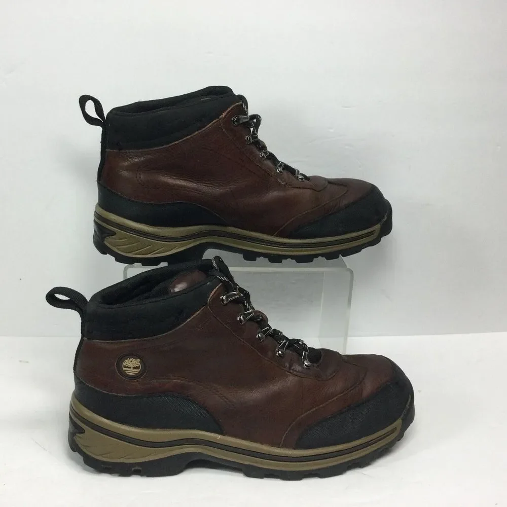 Timberland Boys Back Road 22913 Brown Hiking Boots Lace Up Size‎ 4.5 Women 6.5